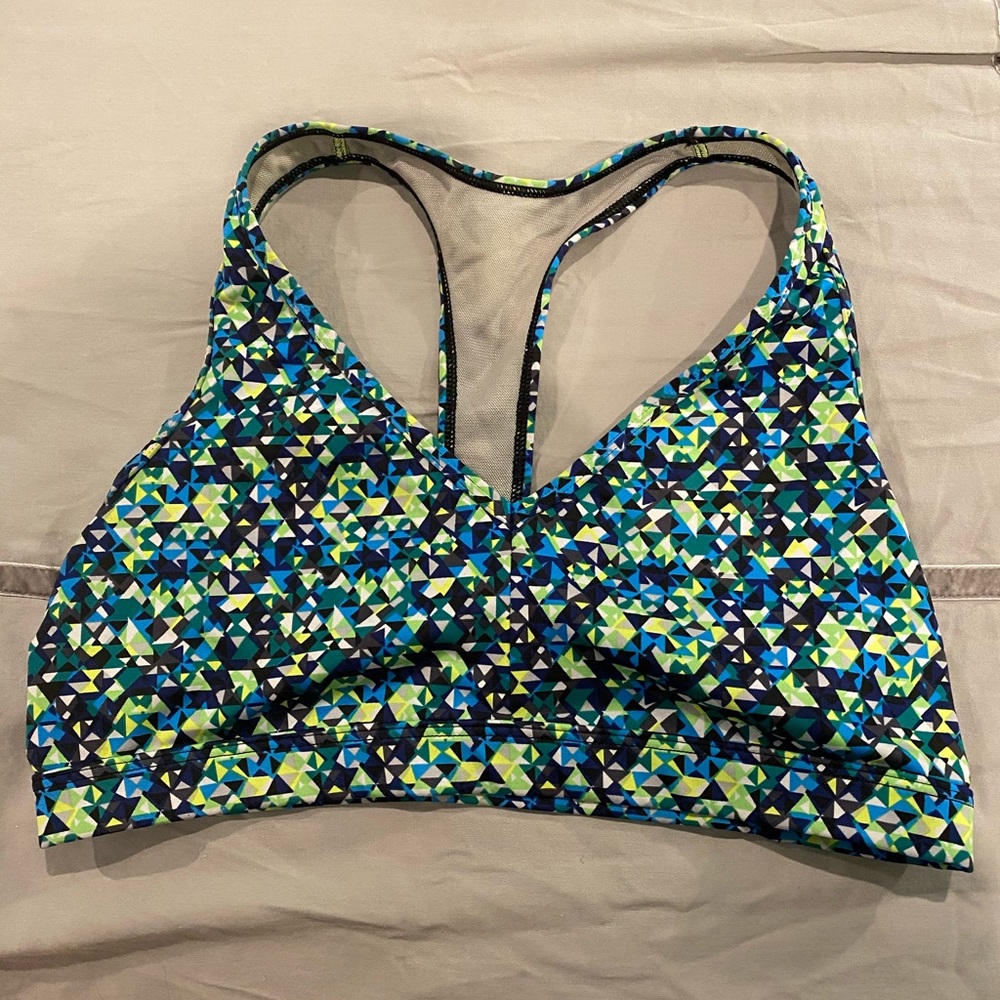 Multicolor VS PINK sports bra